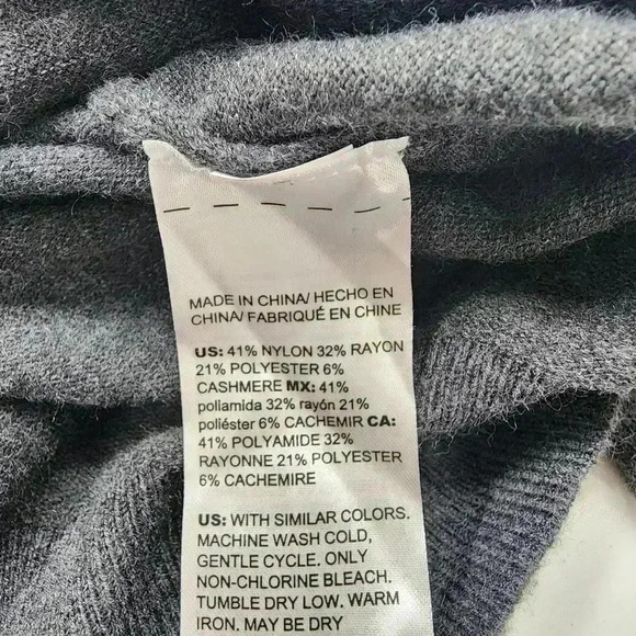 Chico's Wrap Sweater Women's 2/ L Gray - Picture 7 of 8